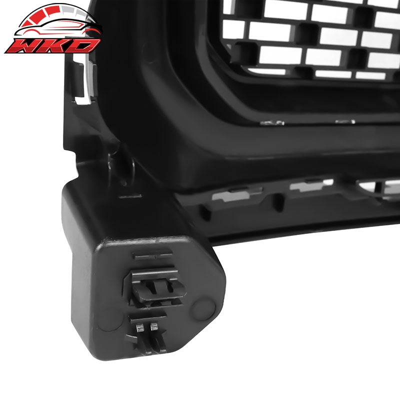 Fits 15-20 GMC Canyon Denali Style Front Bumper Grille Replacement Bright Black