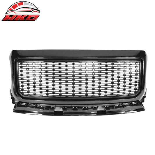 Wholesale 15-20 GMC Canyon Denali Style Bright Black Front Bumper Hood Upper Grille