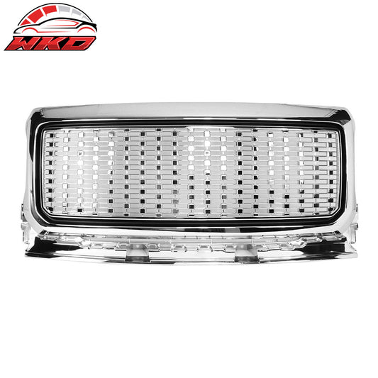 Wholesale 15-20 GMC Canyon Denali Style Front Bumper Hood Upper Insert Grille Chrome