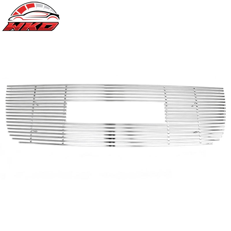 Wholesale Fits 02-09 GMC Envoy Chrome Billet Style Front Bumper Hood Grille Replacement