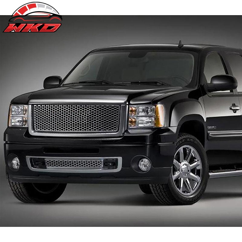Fits 07-13 GMC Sierra 1500 2500HD 3500HD Denali Front Hood Guards Molding