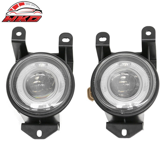 Wholesale 99-06 GMC Sierra 1500 C3/Denali Fog Lights Black Housing Clear Lens Pair - Wikond Auto