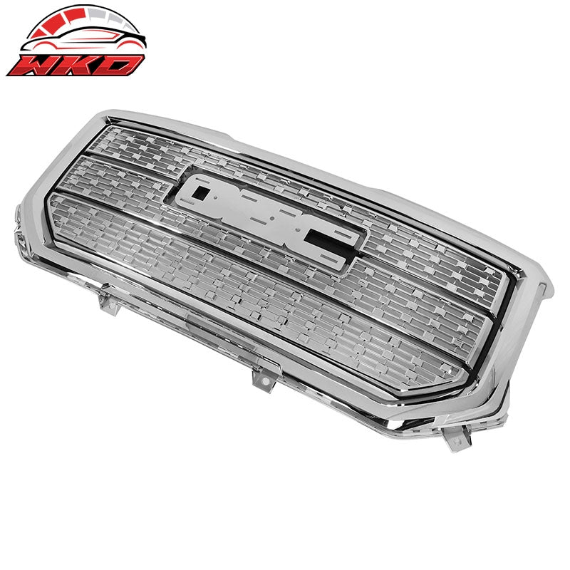 Fits 16-18 GMC Sierra 1500 Denali Style Front Upper Bumper Grille