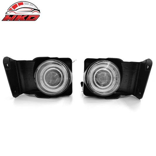 Wholesale 03-06 GMC Sierra 1500 2PCS Front Bumper Projector Fog Lights Lamps Black - Wikond Auto