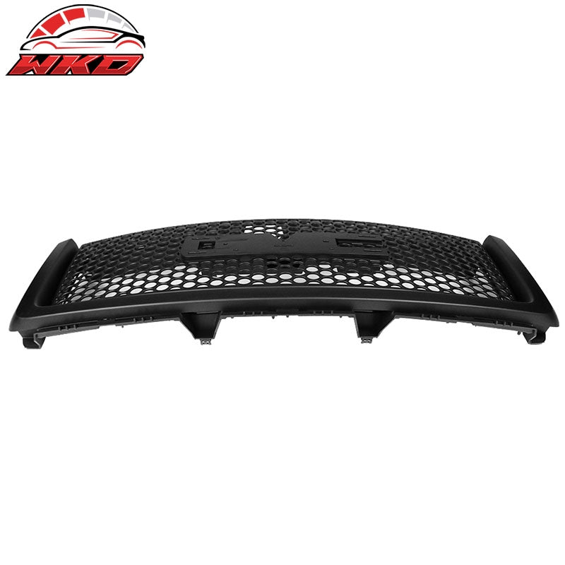 Fits 07-13 GMC Sierra 1500 Front Upper Grille Guard Mesh Grill Cover Matte Black