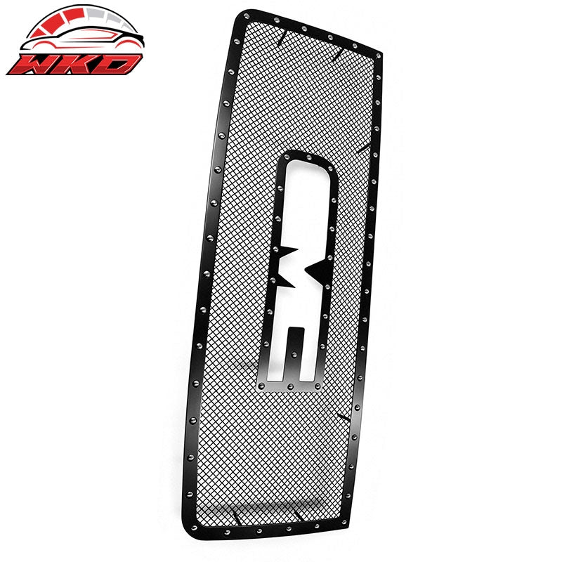 Fits 2007-2013 GMC Sierra 2500 3500 HD Front Grille Chrome Stainless Steel Mesh