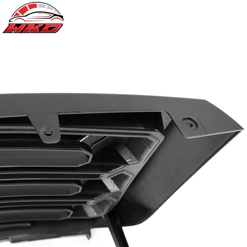 Fits 07-13 GMC Sierra 1500 Front Bumper Hood Grille Matte Black