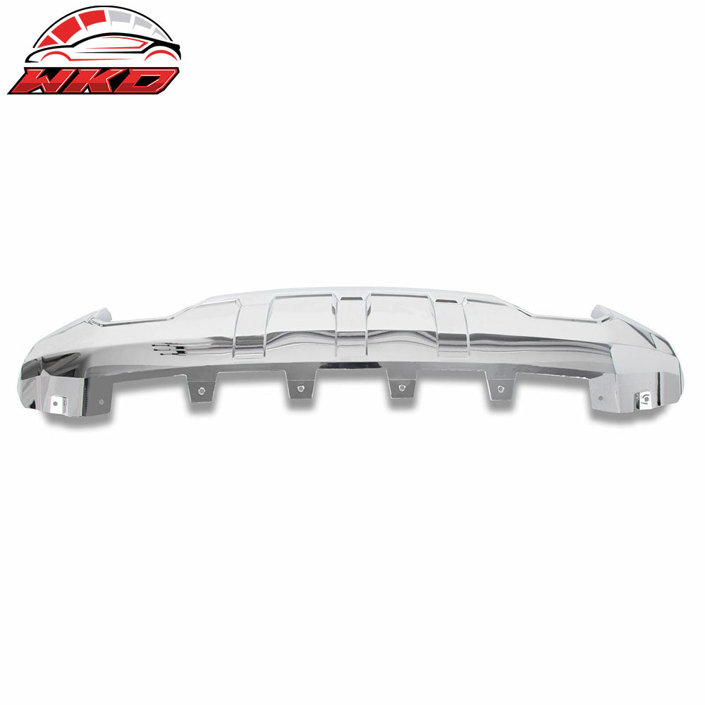 Fits 16-18 GMC Sierra 1500 Chrome Front Bumper Impact Bar Skid Plate Panel Cover