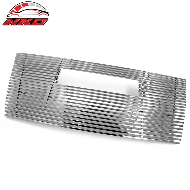 Fits 2010-2015 GMC Terrain Billet Style Front Bumper Upper Grille Insert Chrome