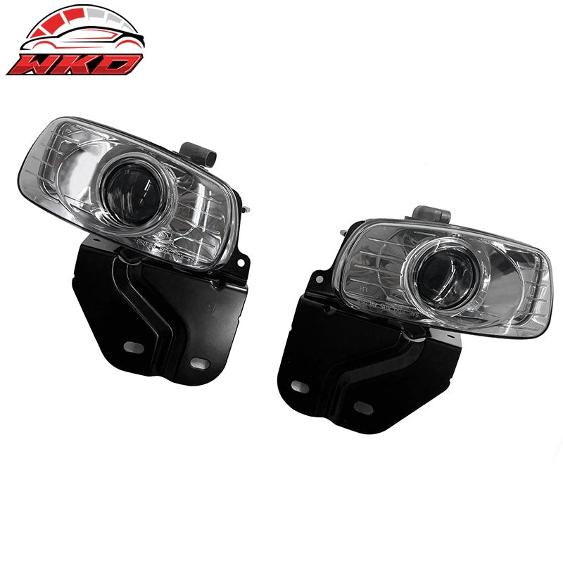 Wholesale 99-00 GMC Yukon Denali & Cadillac Escalade Fog Lights W/Wiring Clear Lens - Wikond Auto