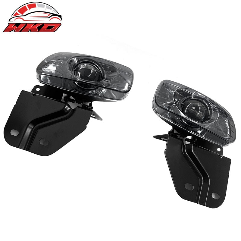 Fits 99-00 GMC Yukon Denali & Cadillac Escalade Fog Lights W/Wiring Smoke Lens