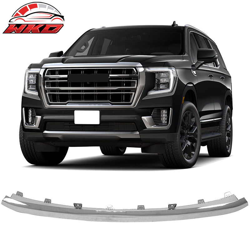 Wholesale 21-24 GMC Yukon Utility 4-Door Front Bumper Impact Bar Skid Plate Chrome