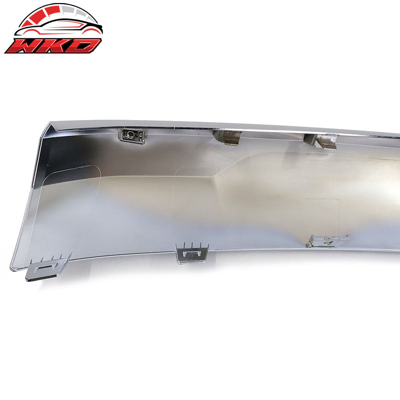 Fits 21-24 GMC Yukon Utility 4-Door Silver Front Bumper Impact Bar Skid Plate