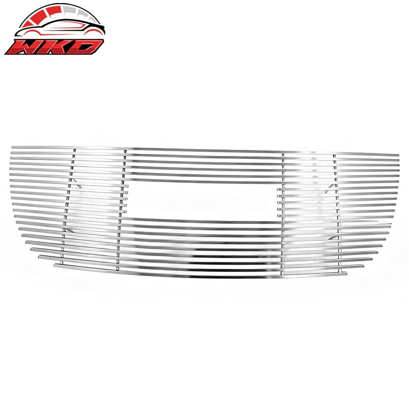 Fits 07-14 GMC Yukon XL 1500 2500 Front Bumper Upper Billet Grille Insert Chrome