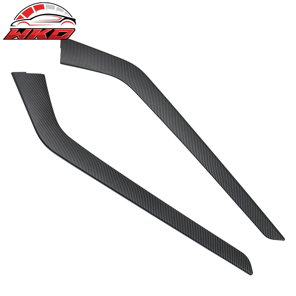2021-23 Tesla Model 3 Y Control Gear Shift Panel Trim Matte Carbon Fiber Print | Wholesale