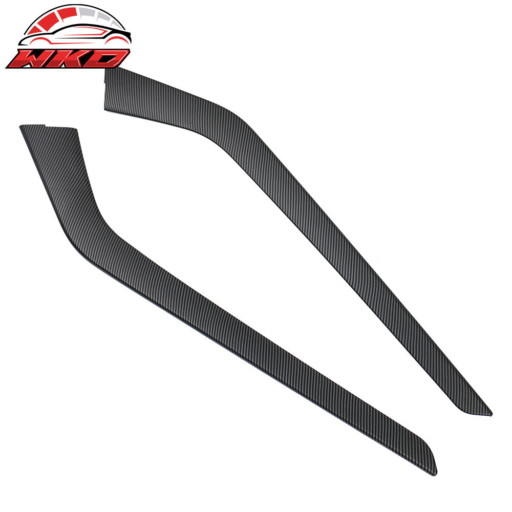 2021-23 Tesla Model 3 Y Control Gear Shift Panel Trim Matte Carbon Fiber Print | Wholesale