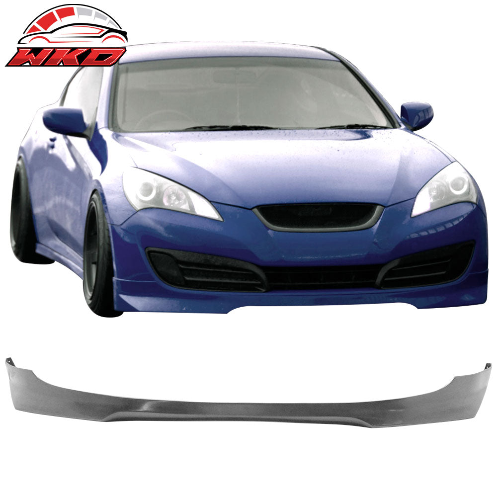Fits 10-12 Hyundai Genesis Coupe 2Dr EVO Front Bumper Lip Spoiler - PU