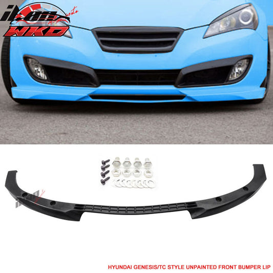 Wholesale 10-12 Hyundai Genesis Coupe Type C Front Bumper Lip Unpainted - PU