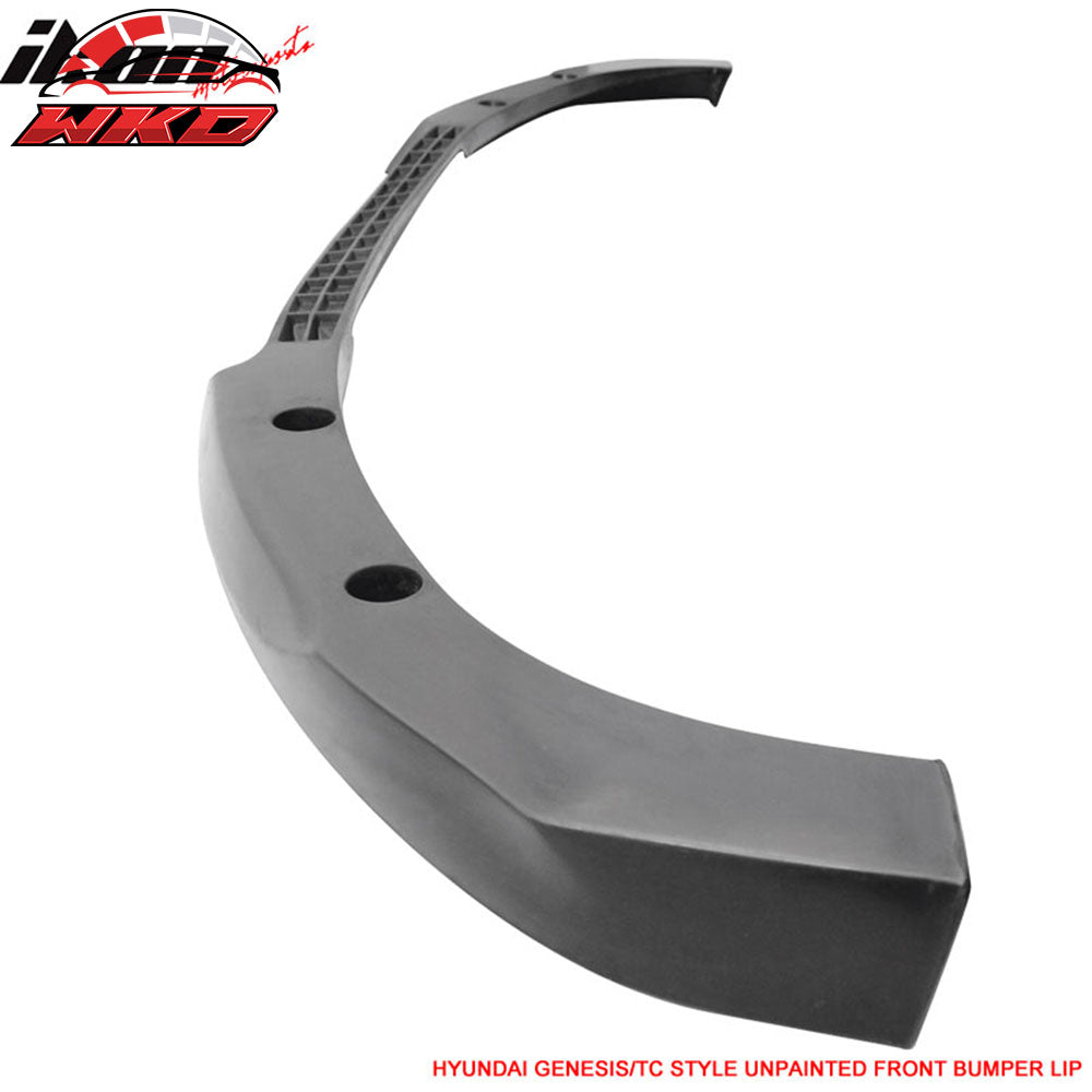 Fits 10-12 Hyundai Genesis Coupe Type C Front Bumper Lip Unpainted - PU