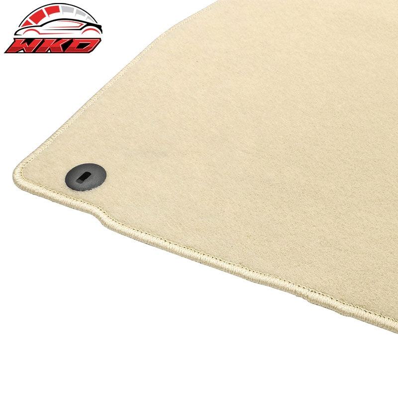 Fits 19-26 Genesis G70 Beige Floor Mats Front Back Row Carpets Nylon 4PC Set