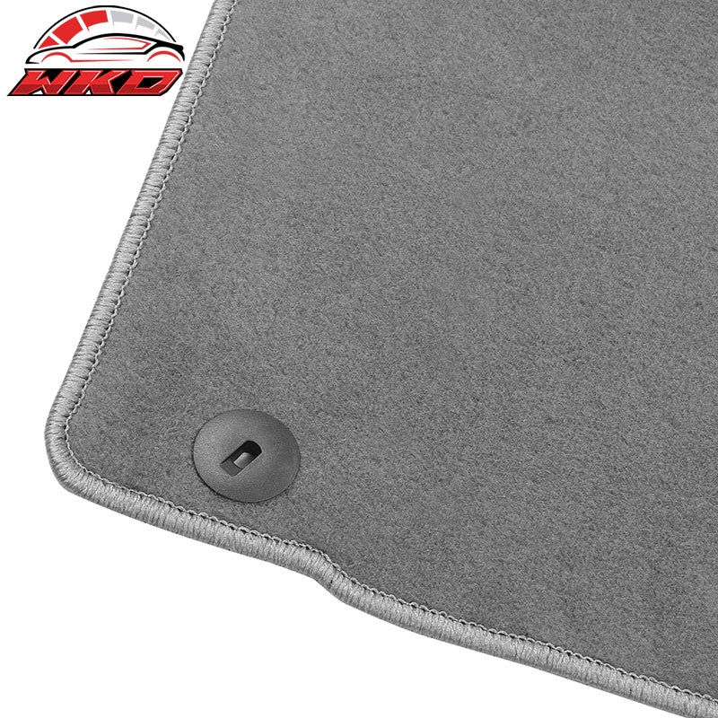 Fits 19-26 Genesis G70 Gray Floor Mats Front Back Row Carpets Nylon 4PC Set