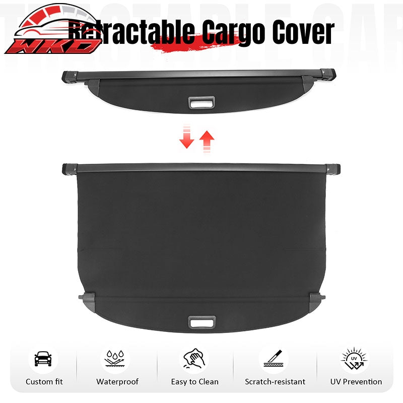 Fits 23-26 Genesis GV60 AWD 3D TPE Rear Trunk Mat Cargo Liner Pad + Cargo Cover