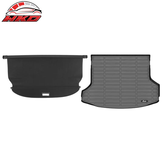 Wholesale 22-26 Genesis GV70 3D TPE Rear Trunk Mat Cargo Liner Pad + Cargo Cover - Wikond Auto