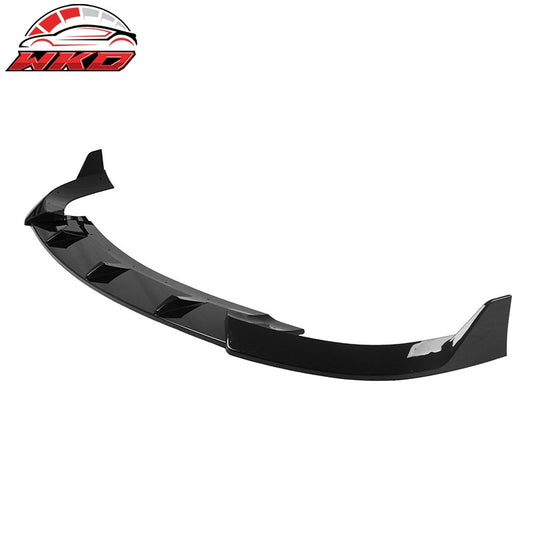 Wholesale 17-21 Grand Cherokee SRT IKON V2 Front Bumper Lip Chin Spoiler Gloss Black - Wikond Auto