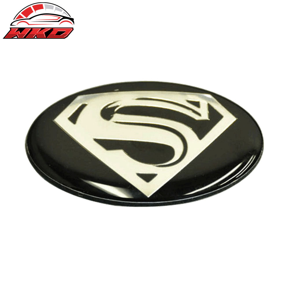 Fits Chrysler 300 VIP Front Center Grille New Black Super S Logo Emblem Badge