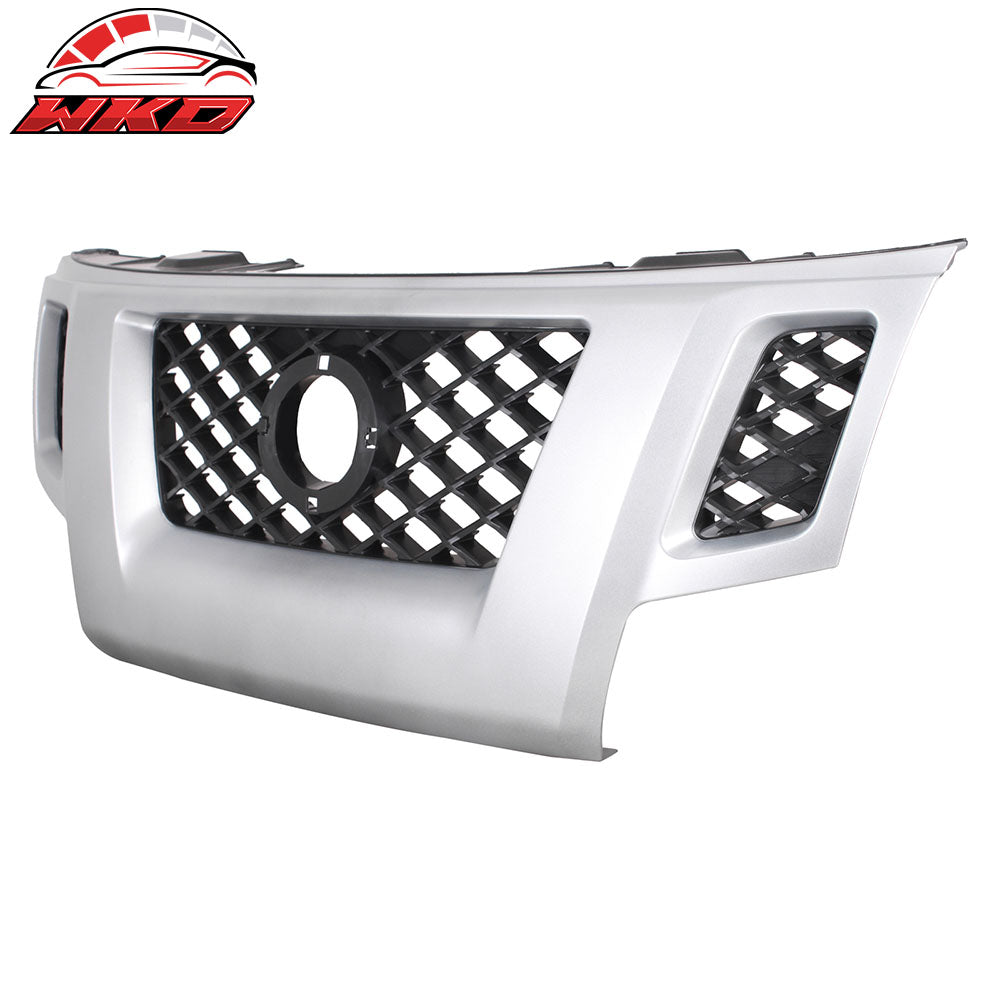 Fits 09-13 Nissan Xterra OE Style Front Bumper Upper Grille Mesh Grill Cover PP