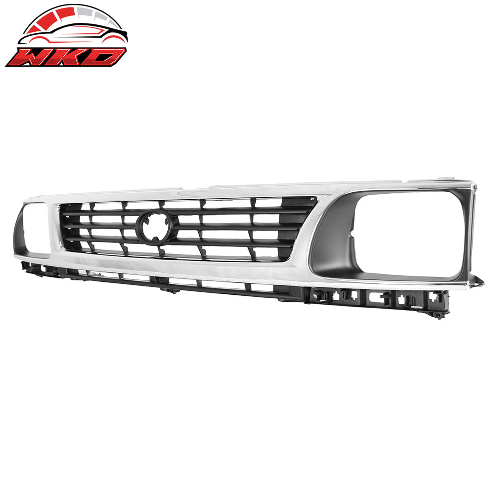 Fits 95-97 Toyota Tacoma OE Style Front Bumper Upper Grille Grill Assembly ABS