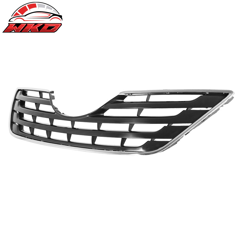 Fits 07-09 Toyota Camry XLE OE Style Front Bumper Upper Grille Cover Black ABS