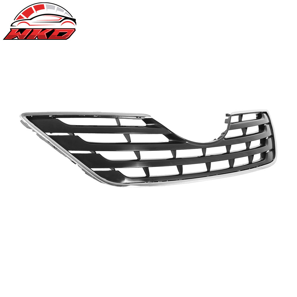 Fits 07-09 Toyota Camry XLE OE Style Front Bumper Upper Grille Cover Black ABS