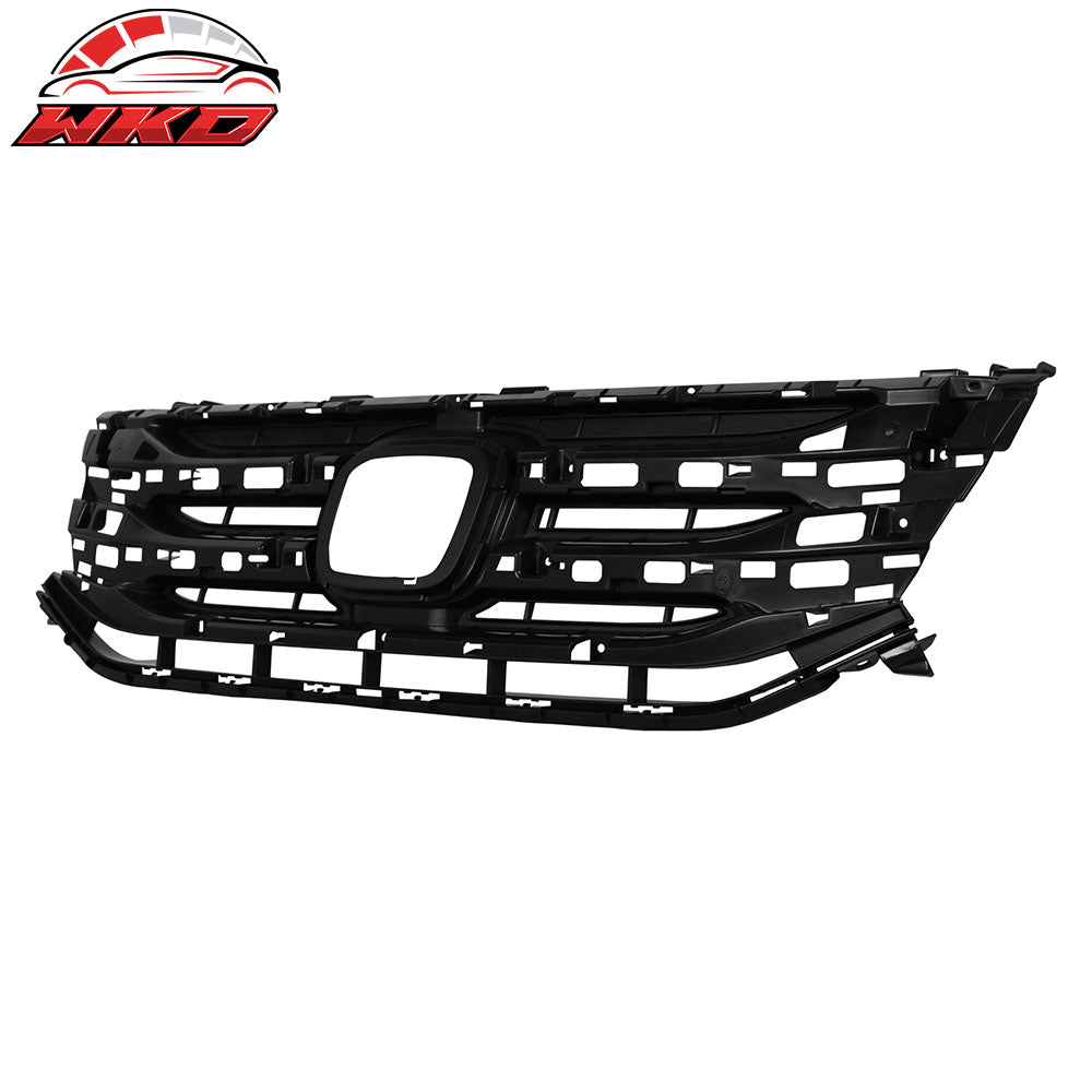 Fits 11-13 Honda Odyssey OE Style Front Bumper Upper Grille Cover Dark Gray ABS