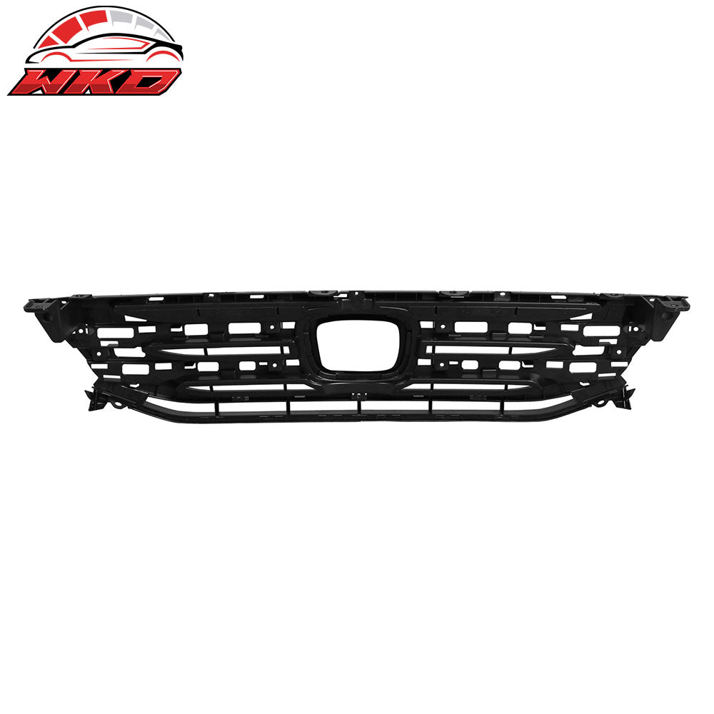 Fits 11-13 Honda Odyssey OE Style Front Bumper Upper Grille Cover Dark Gray ABS