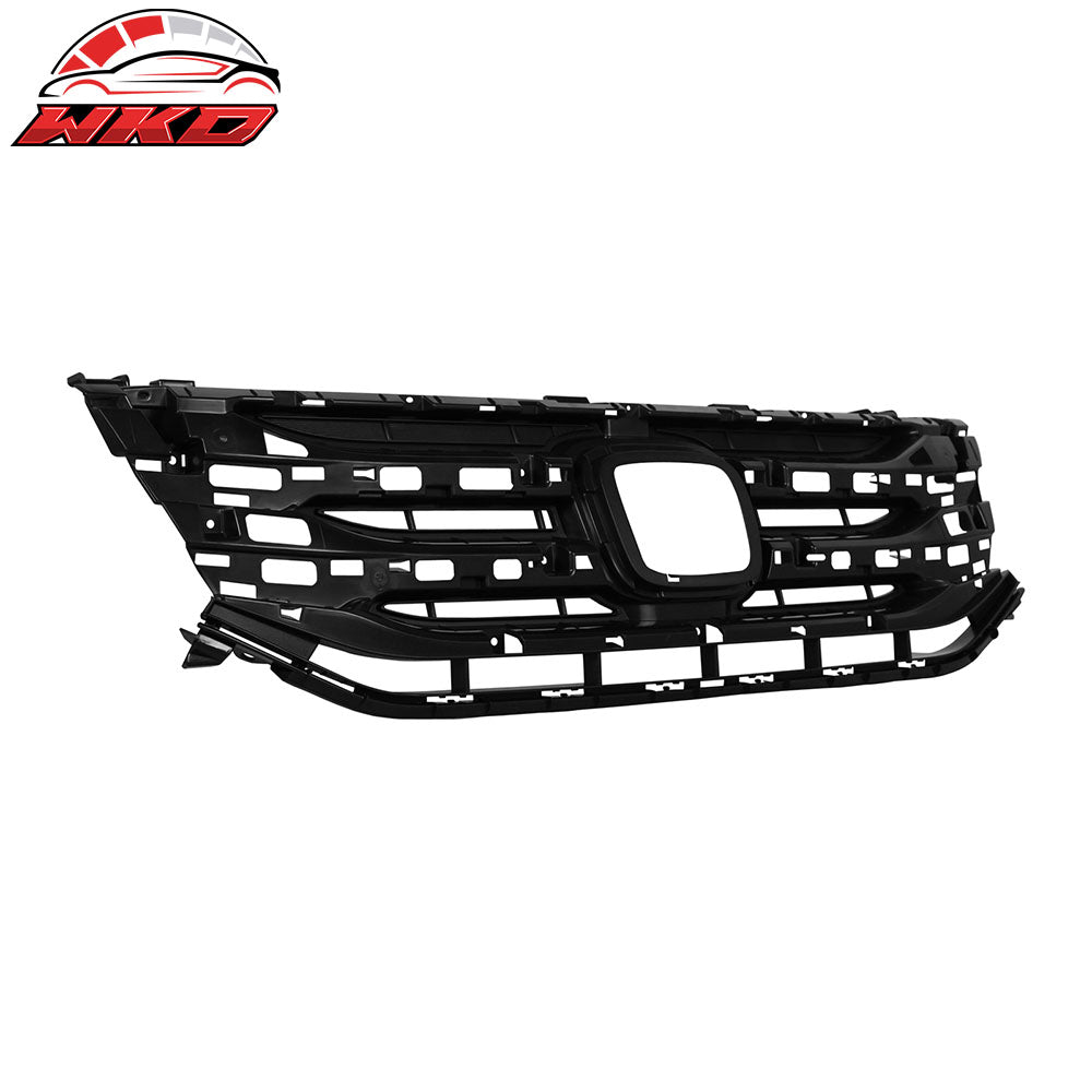Fits 11-13 Honda Odyssey OE Style Front Bumper Upper Grille Cover Dark Gray ABS