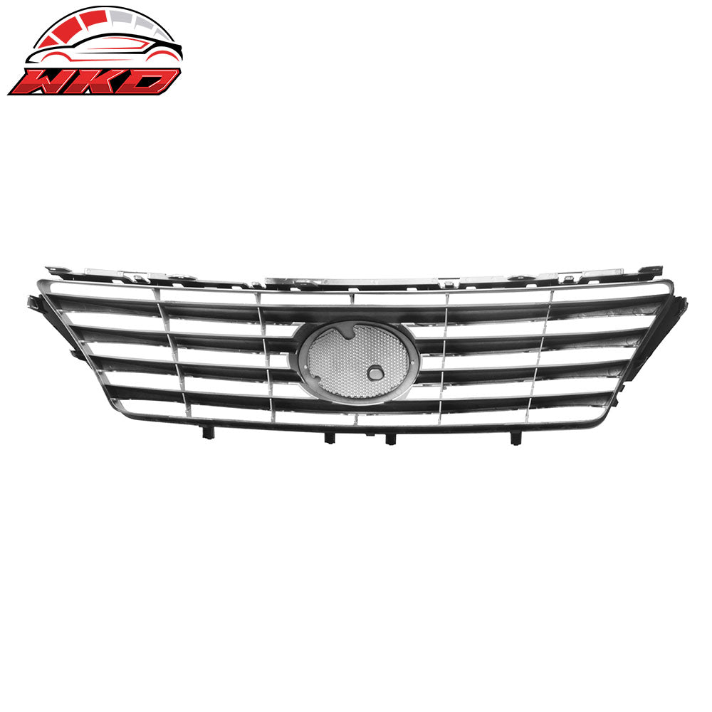 Fits 10-12 Lexus ES350 OE Style Front Bumper Upper Grille Cover Grill Silver ABS