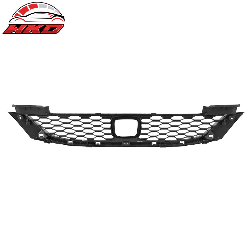 Fits 13-15 Honda Accord Coupe OE Style Front Bumper Upper Grille Mesh Grill ABS