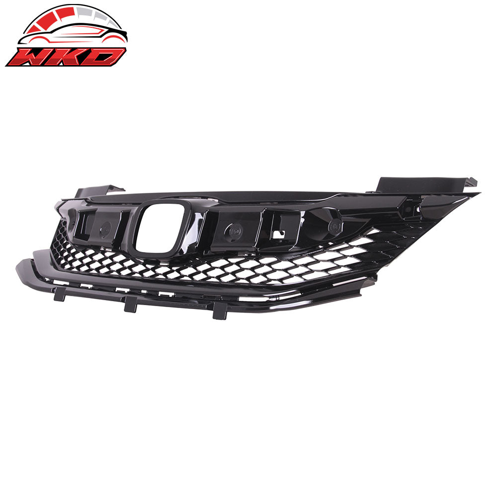 Fits 16-17 Honda Accord Coupe OE Style Front Bumper Upper Grille Mesh Grill ABS