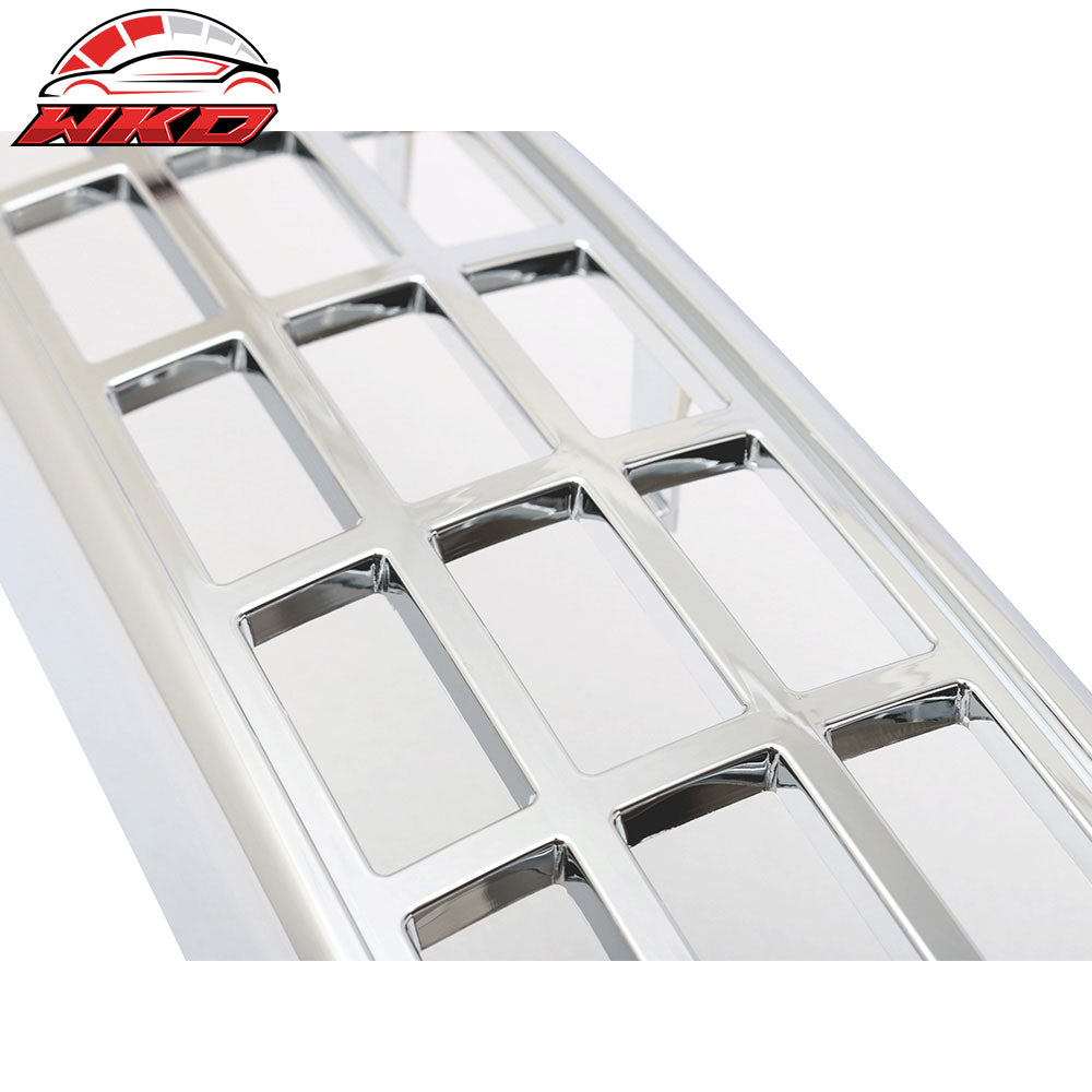 Fits 17-19 Ford F250 F350 F450 F550 Superduty Platinum Style Grille 4PC - Chrome