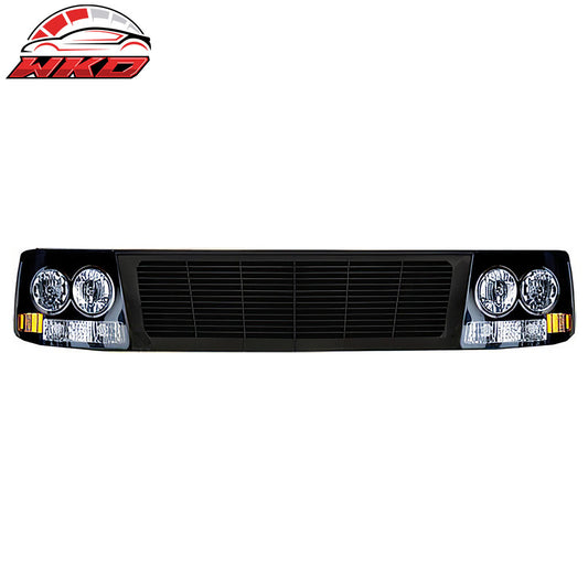 1999-02 Silverado 1500/1500 HD/2500/2500 HD/3500 Black Grille W/ Headlights | Wholesale