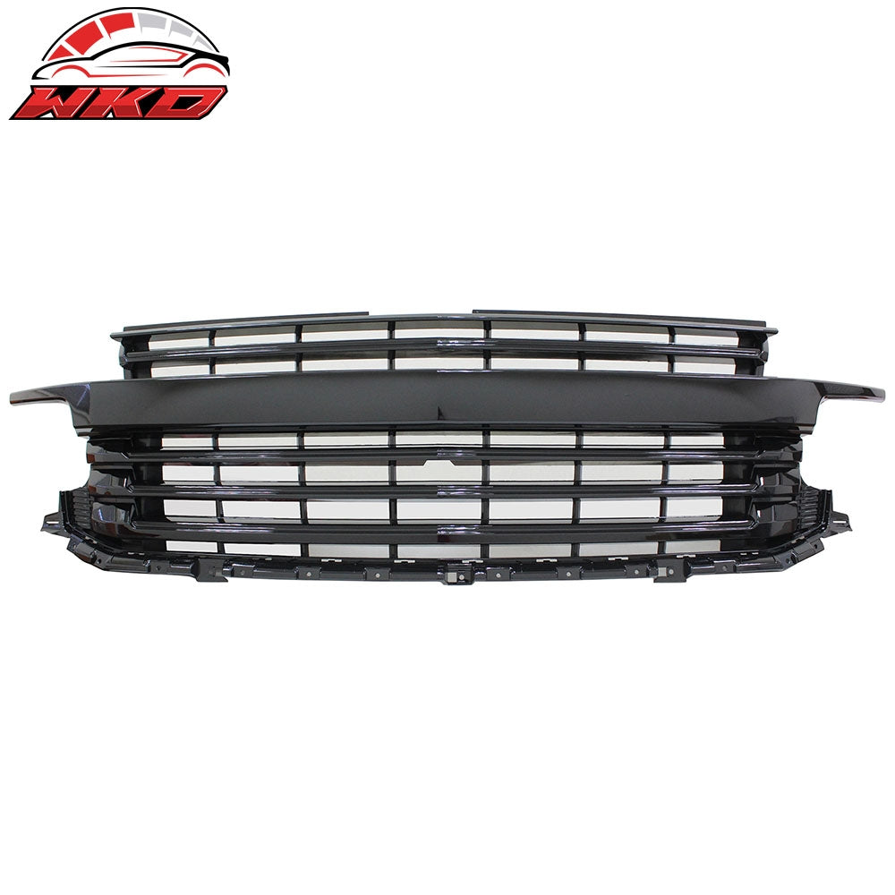 2021-23 Chevrolet Tahoe Suburban Front Bumper Grille Body Kit Gloss Black | Wholesale