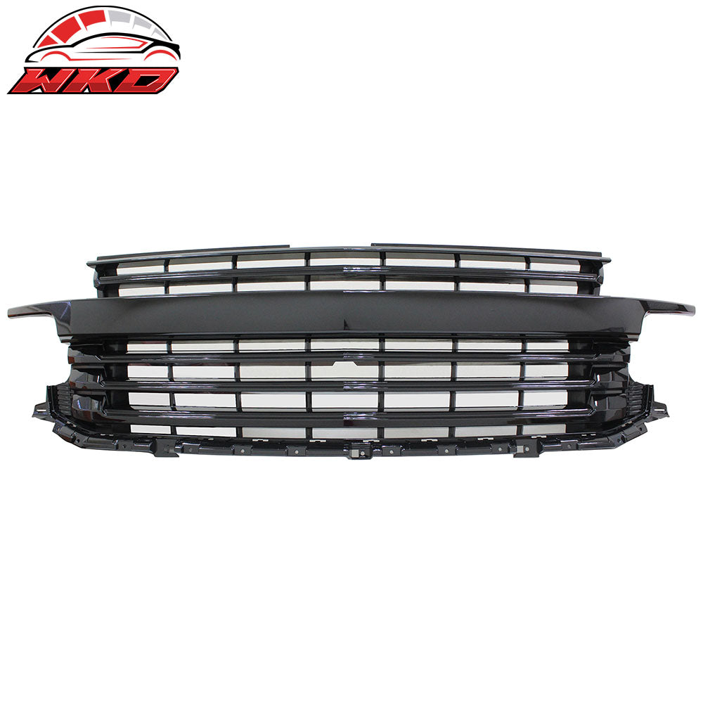2021-23 Chevrolet Tahoe Suburban Front Bumper Grille Body Kit Gloss Black | Wholesale