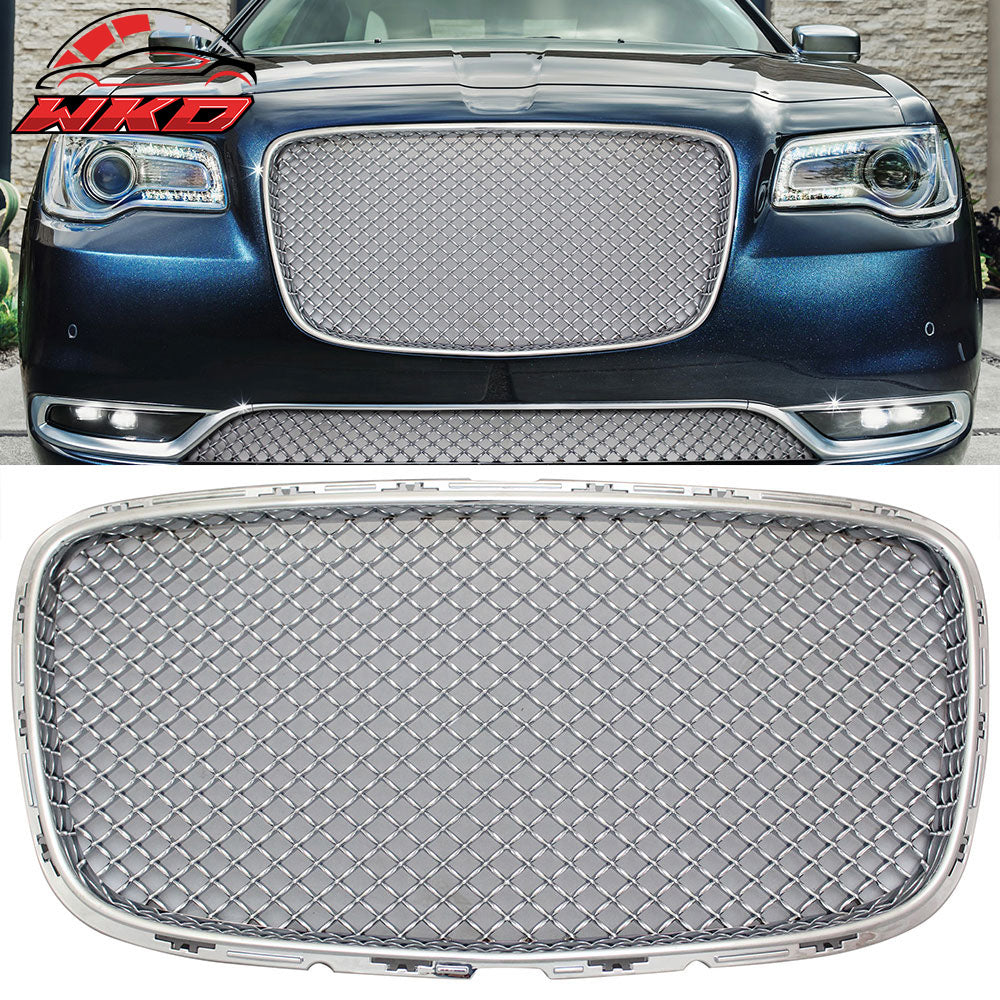 Wholesale 15-23 Chrysler 300 300C B Style Front Bumper Upper Insert Mesh Grille Chrome
