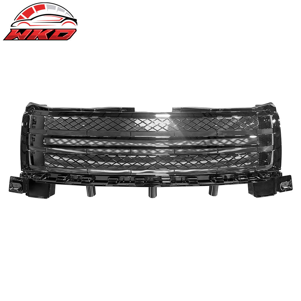 Fits 07-10 Ford Edge Mesh Style Front Bumper Hood Grille Grill ABS Chrome