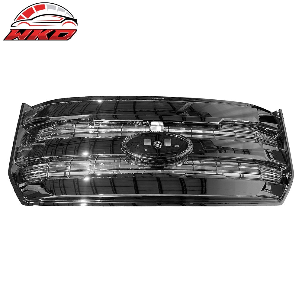 2015-17 Ford F-150 Lariat King Ranch ABS Bumper Grille Chrome W/ Emblem Recess | Wholesale