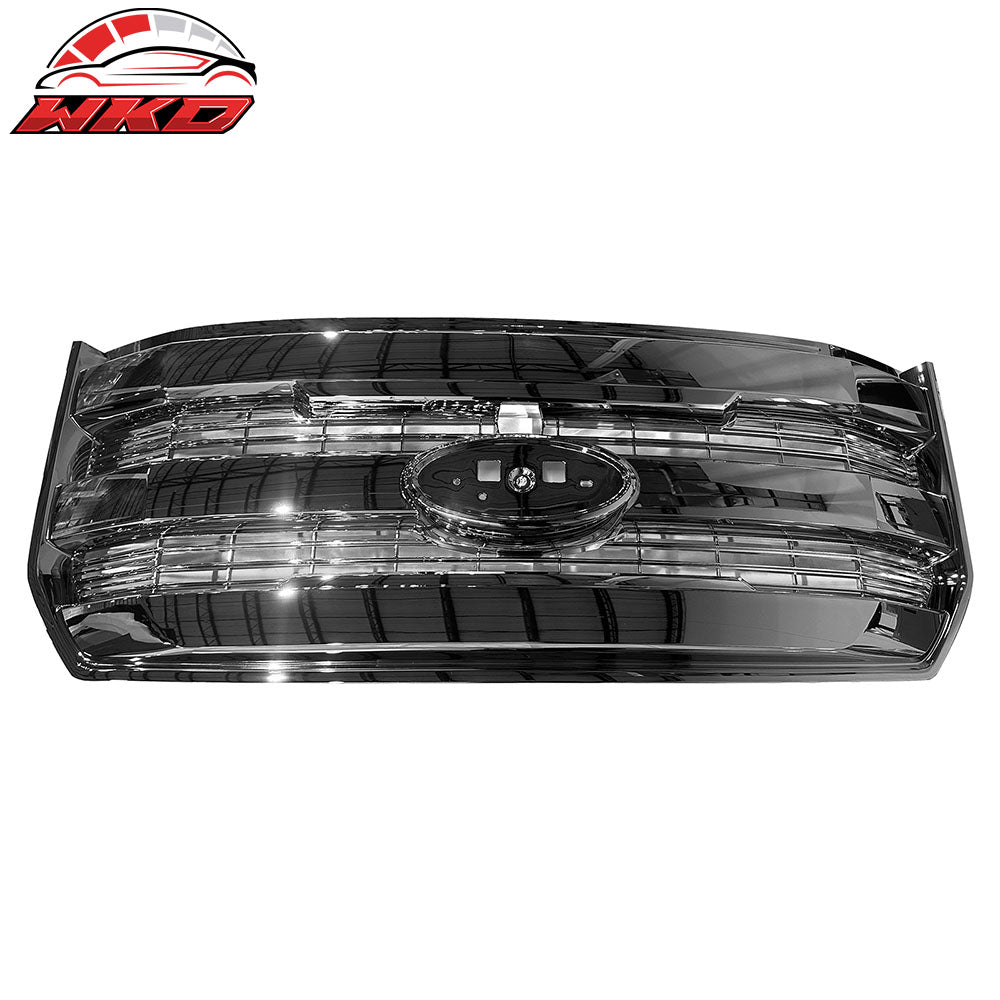 2015-17 Ford F-150 Lariat King Ranch ABS Bumper Grille Chrome W/ Emblem Recess | Wholesale