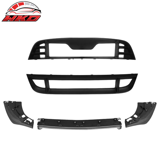 2010-14 Ford Mustang GT500 OE Style Upper Lower Grille + PP Front Bumper Lip | Wholesale