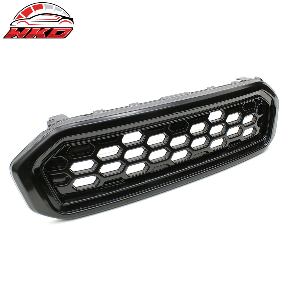 Fits 19-23 Ford Ranger XL/XLT/Lariat Front Upper LED Grille Assembly Smoke Lens