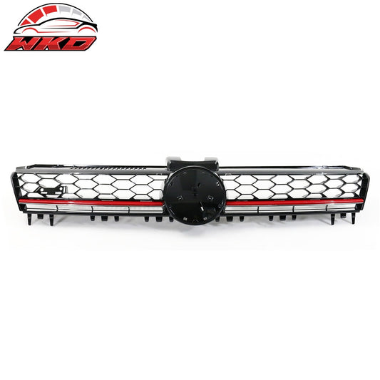 15-17 VW Golf GTI MK7 Mesh Black Red Trim Front Grille Logo Badge Base | Wholesale